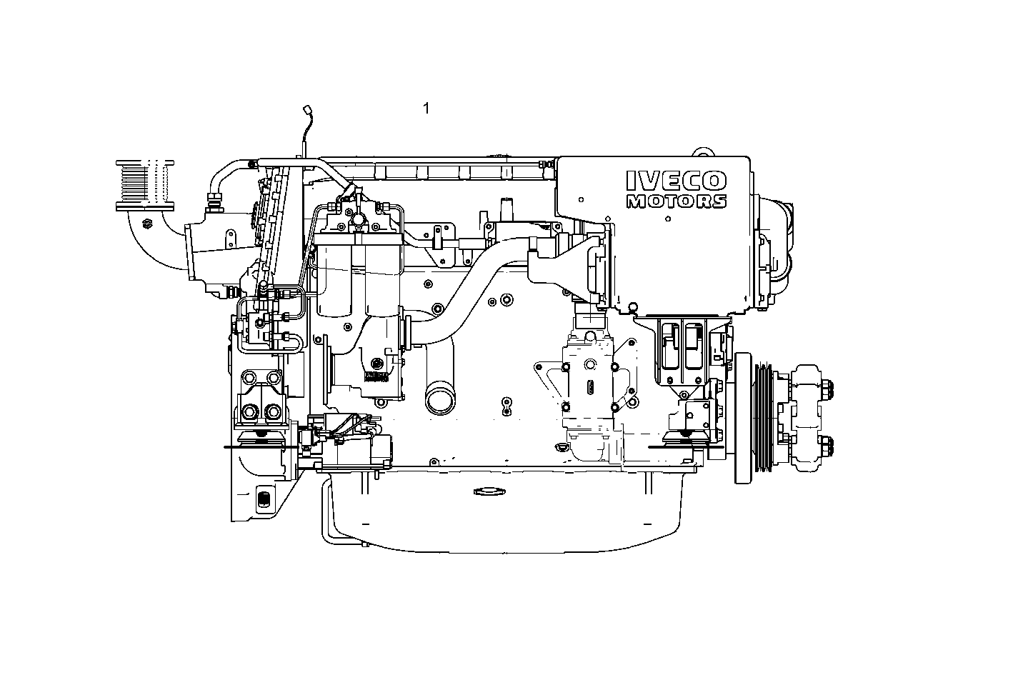 COMPLETE ENGINE parts diagram