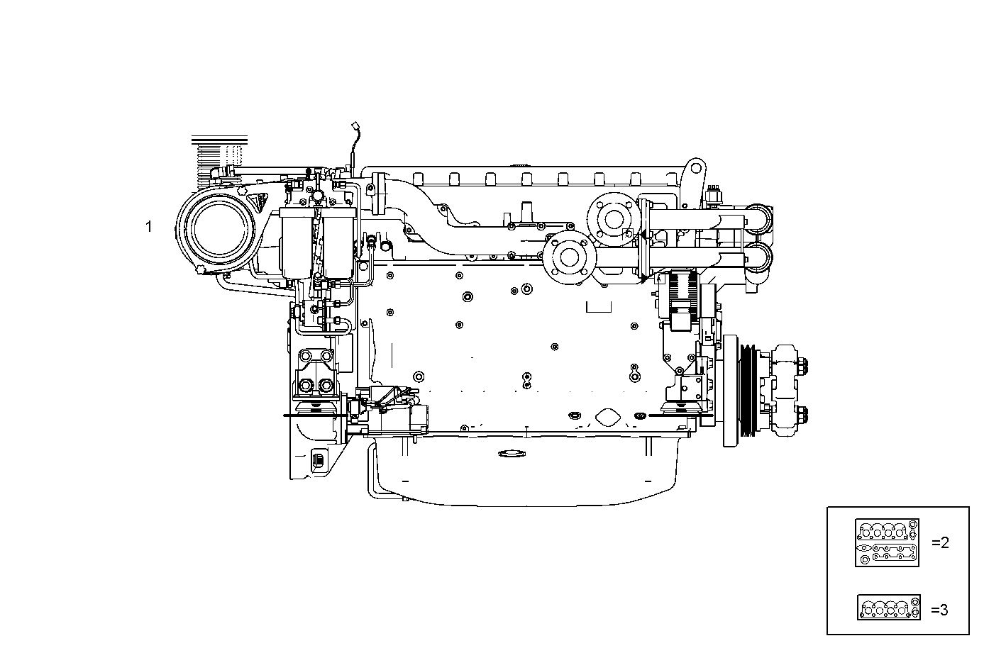 COMPLETE ENGINE parts diagram