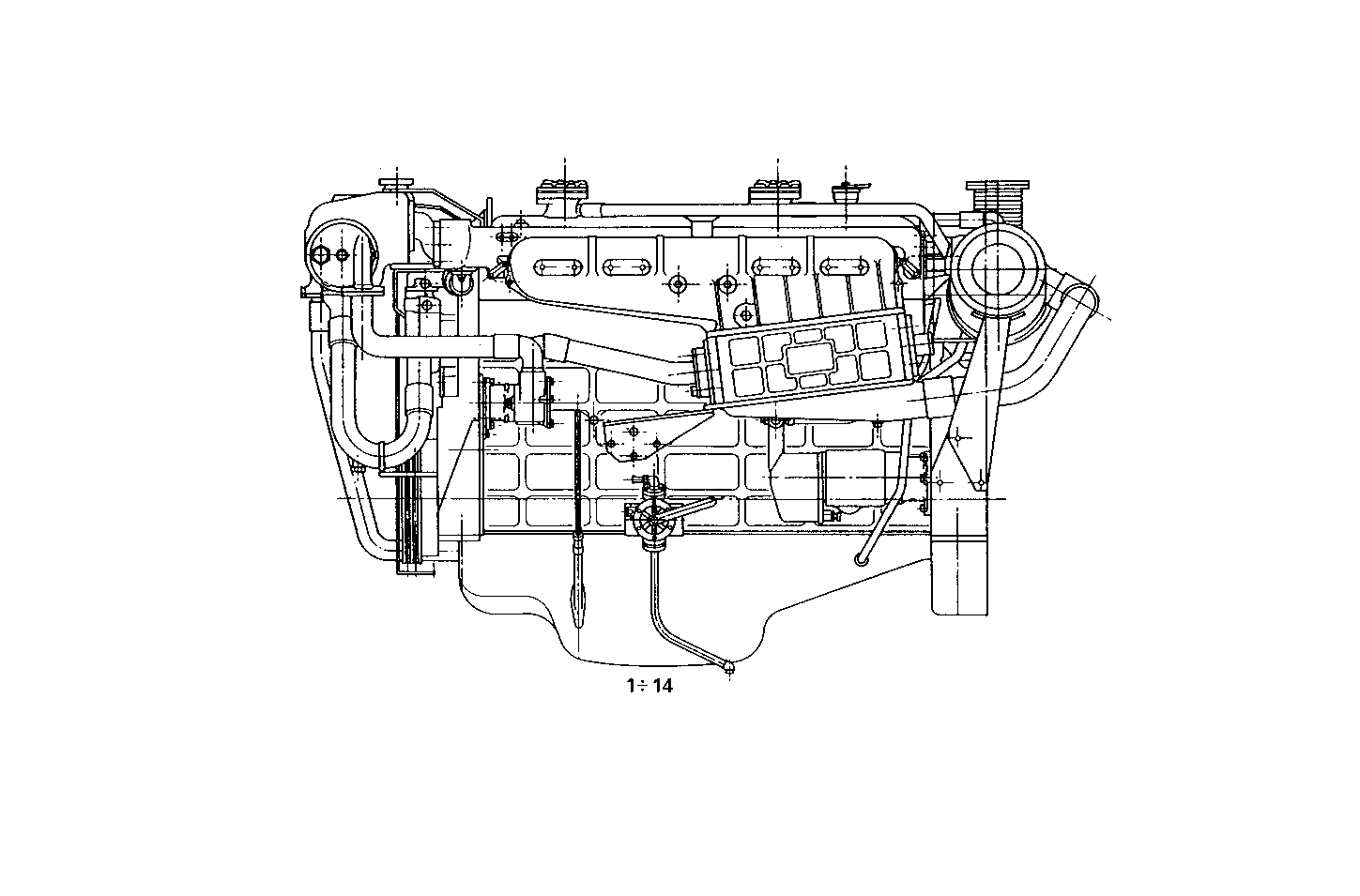 COMPLETE ENGINE parts diagram
