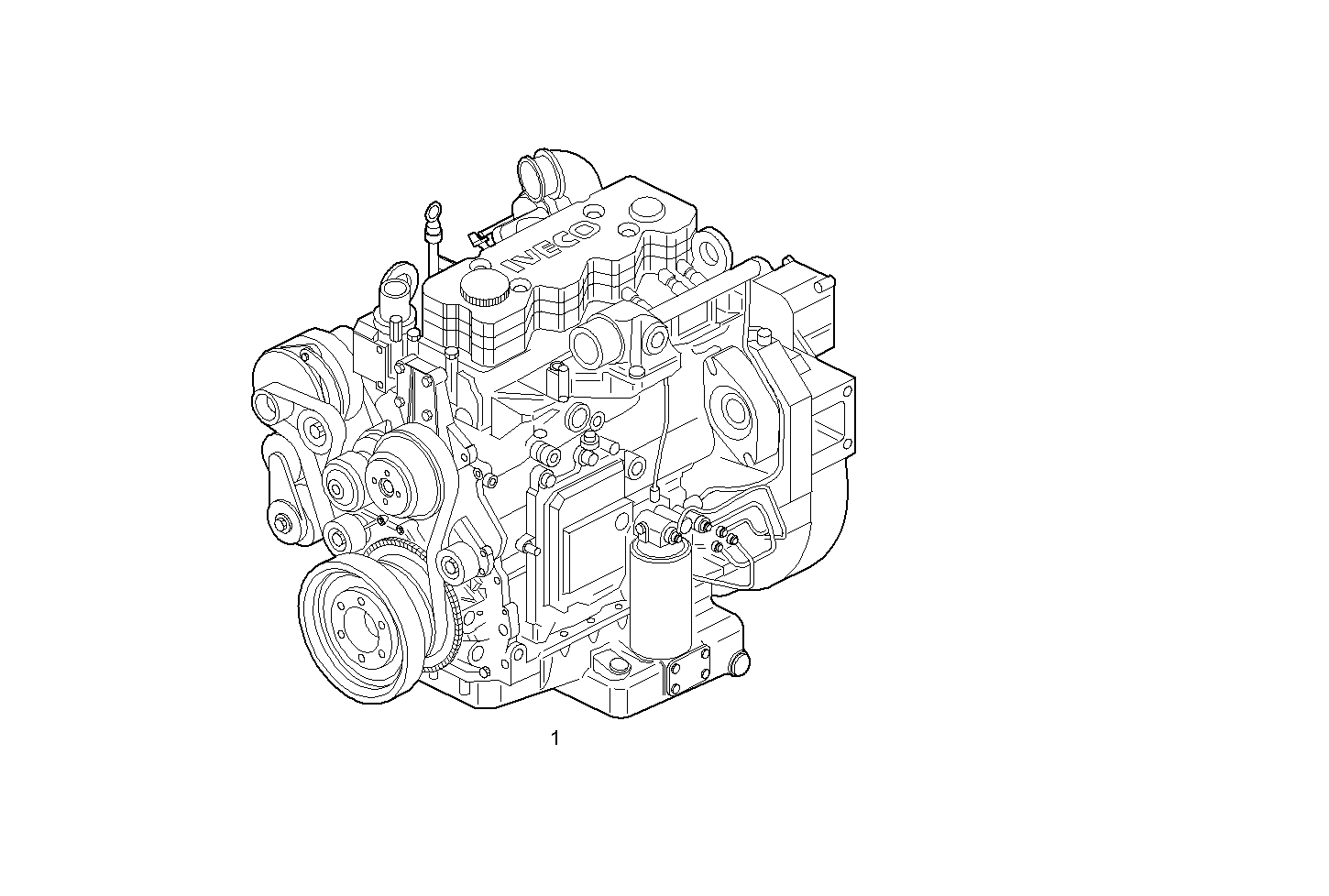 COMPLETE ENGINE parts diagram