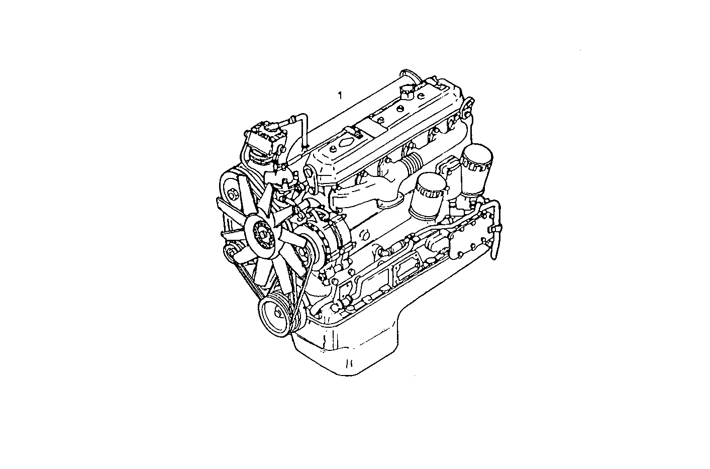 COMPLETE ENGINE parts diagram