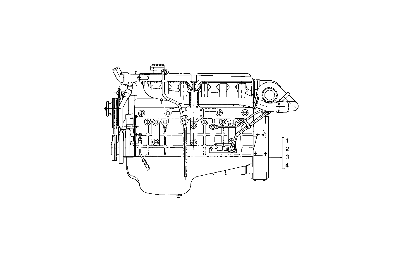 COMPLETE ENGINE parts diagram