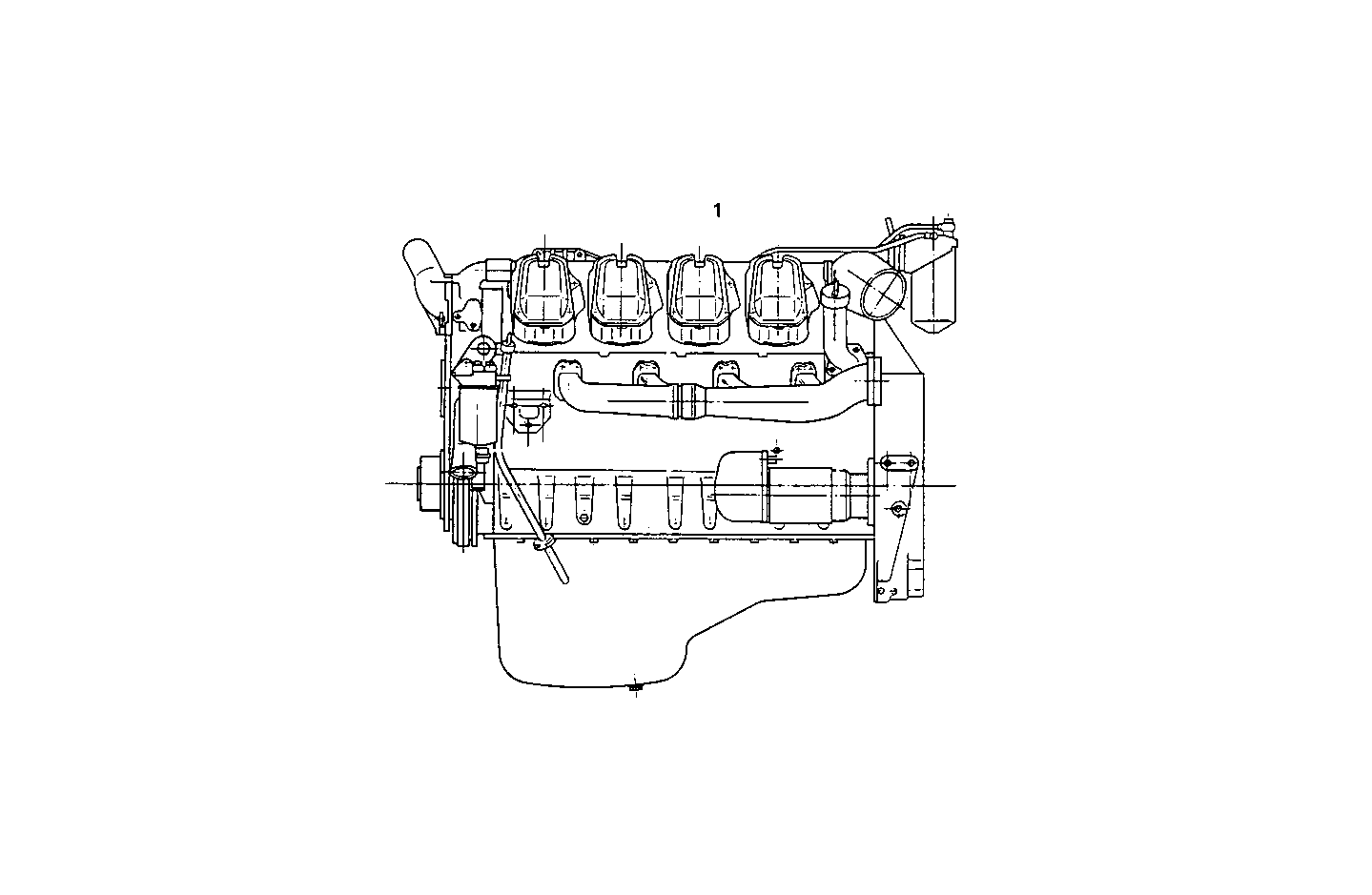 COMPLETE ENGINE parts diagram