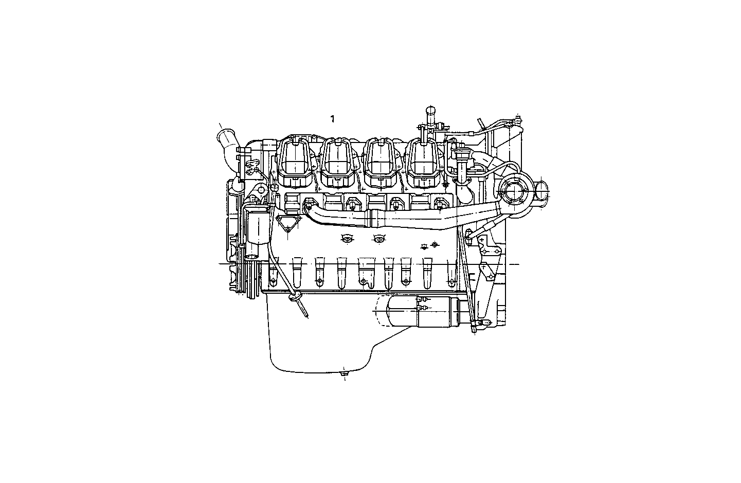 COMPLETE ENGINE parts diagram