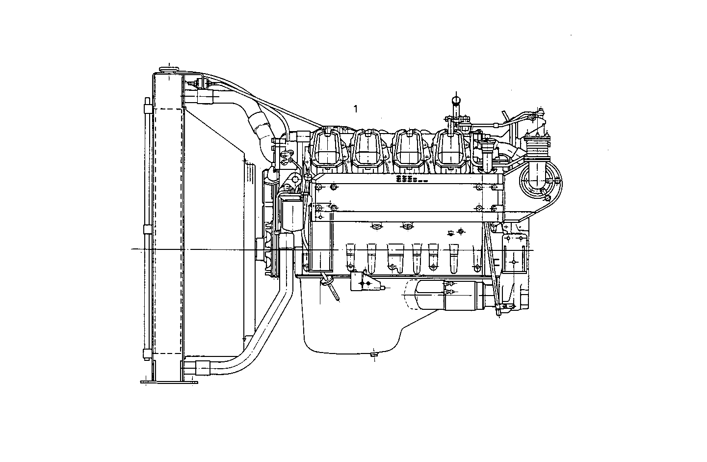 COMPLETE ENGINE parts diagram