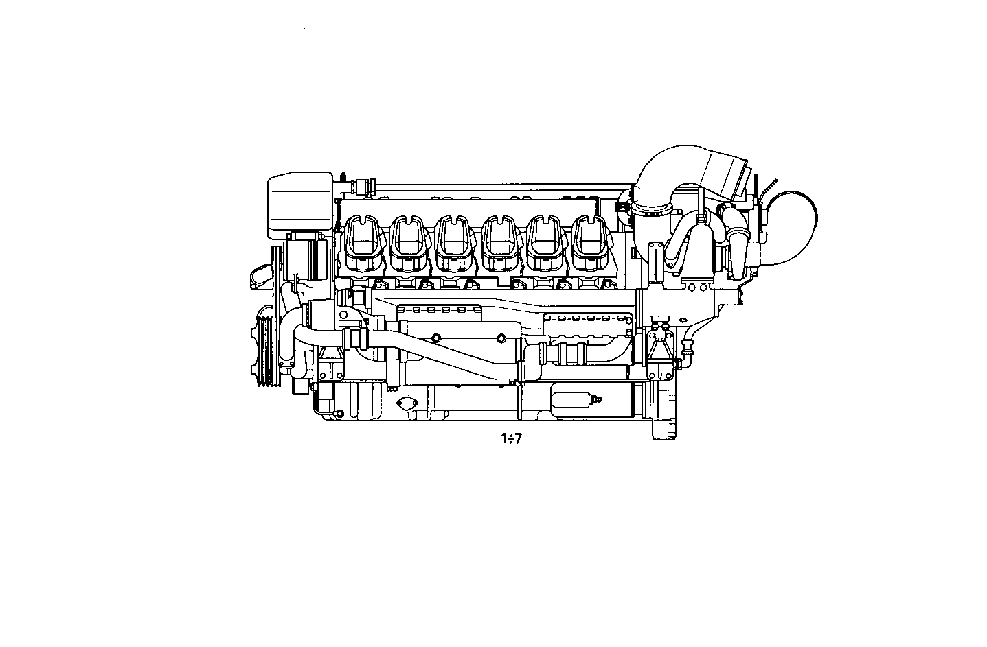 COMPLETE ENGINE parts diagram