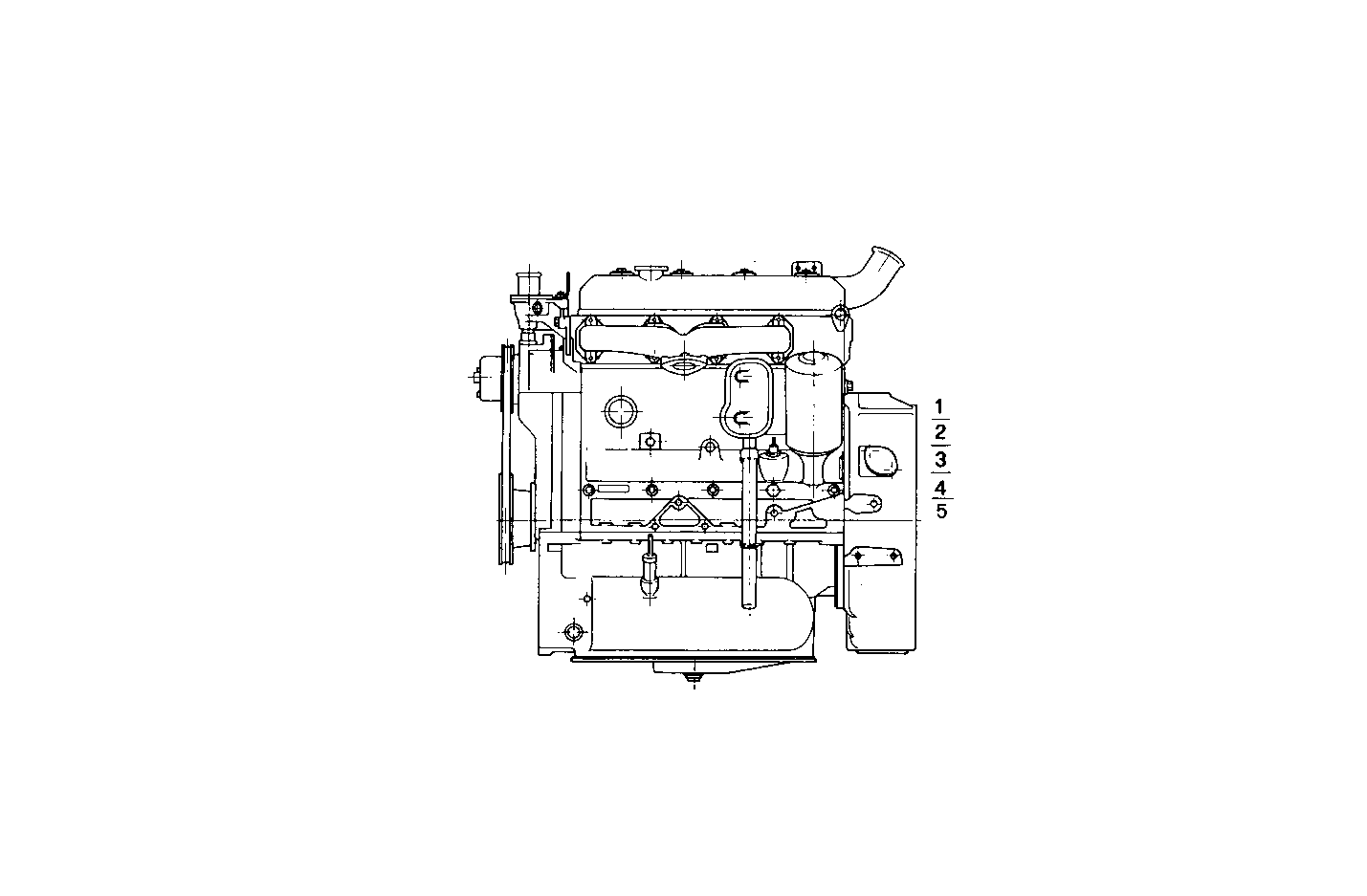 COMPLETE ENGINE parts diagram