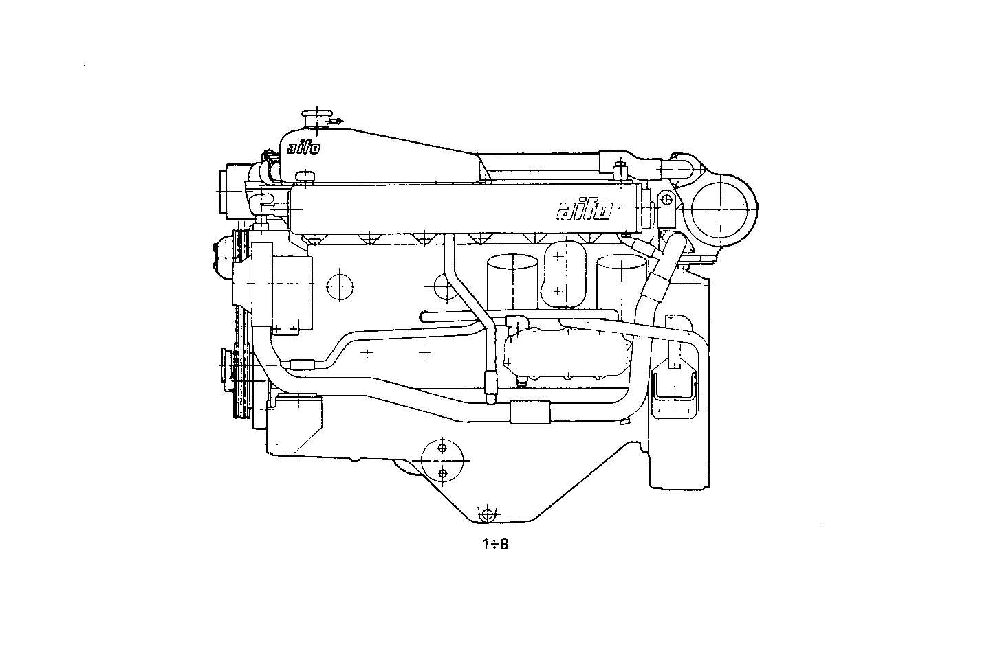 COMPLETE ENGINE parts diagram