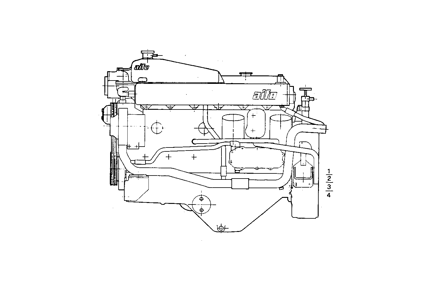 COMPLETE ENGINE parts diagram