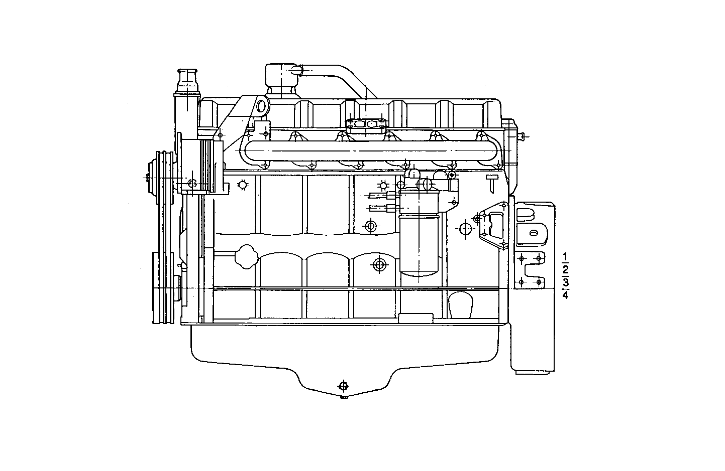 COMPLETE ENGINE parts diagram