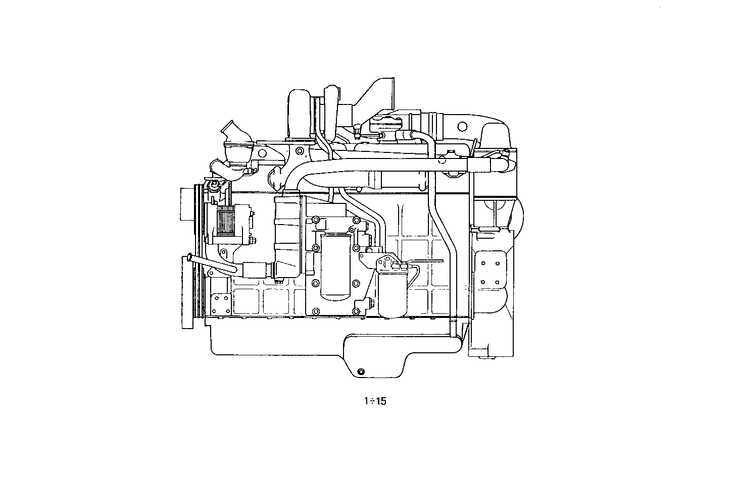 COMPLETE ENGINE parts diagram