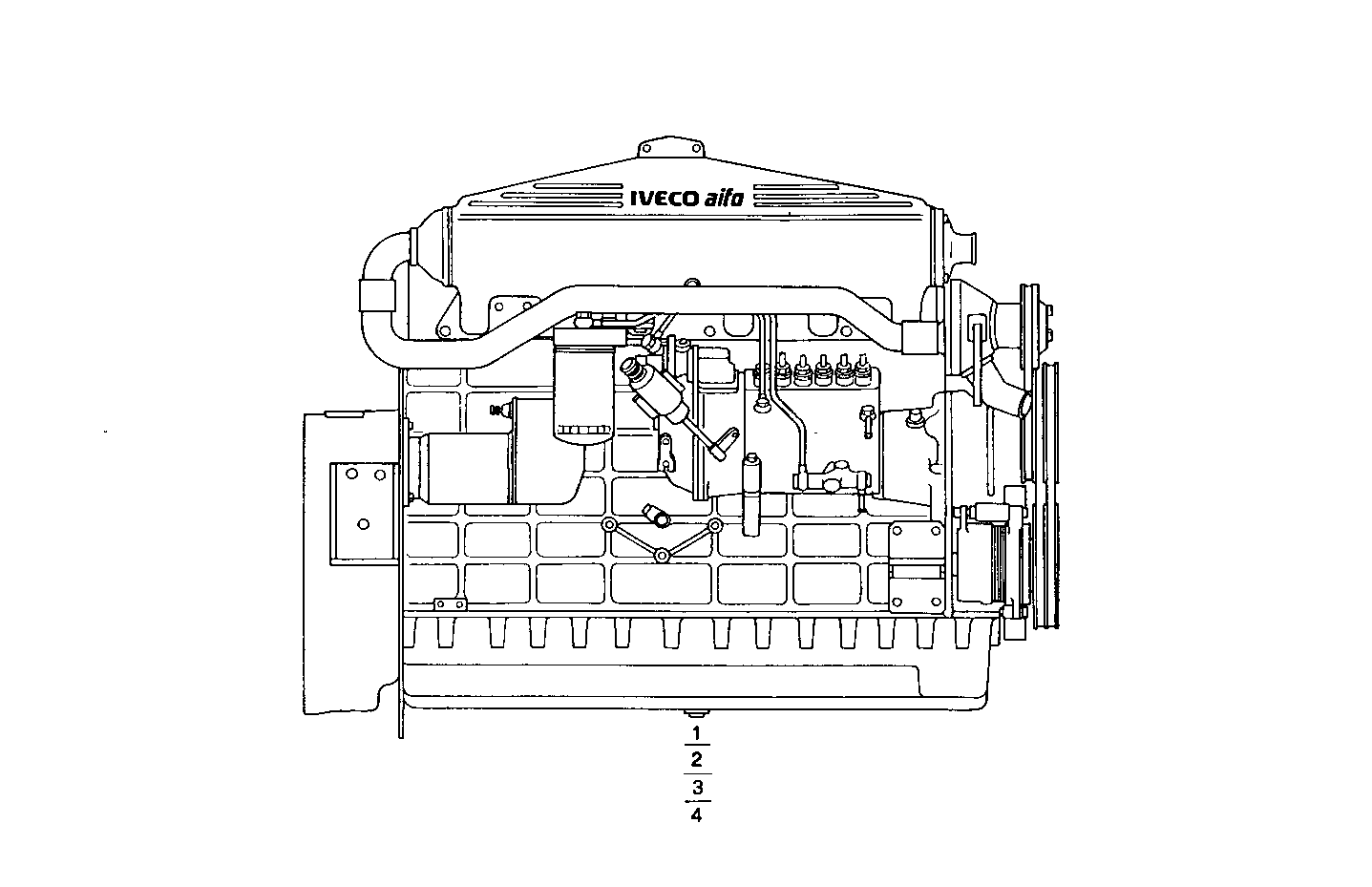 COMPLETE ENGINE parts diagram