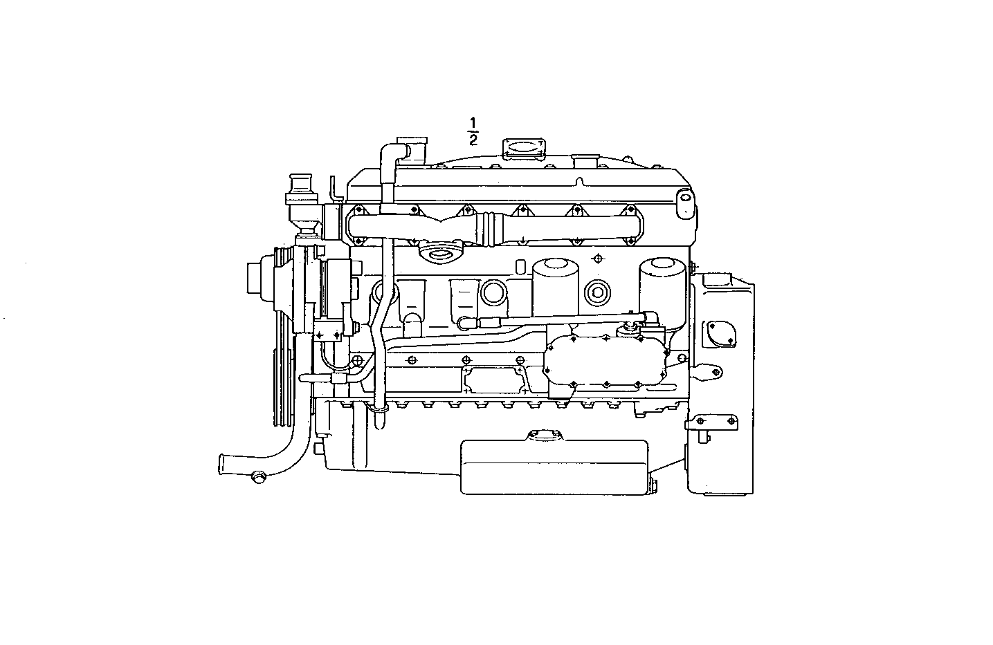 COMPLETE ENGINE parts diagram