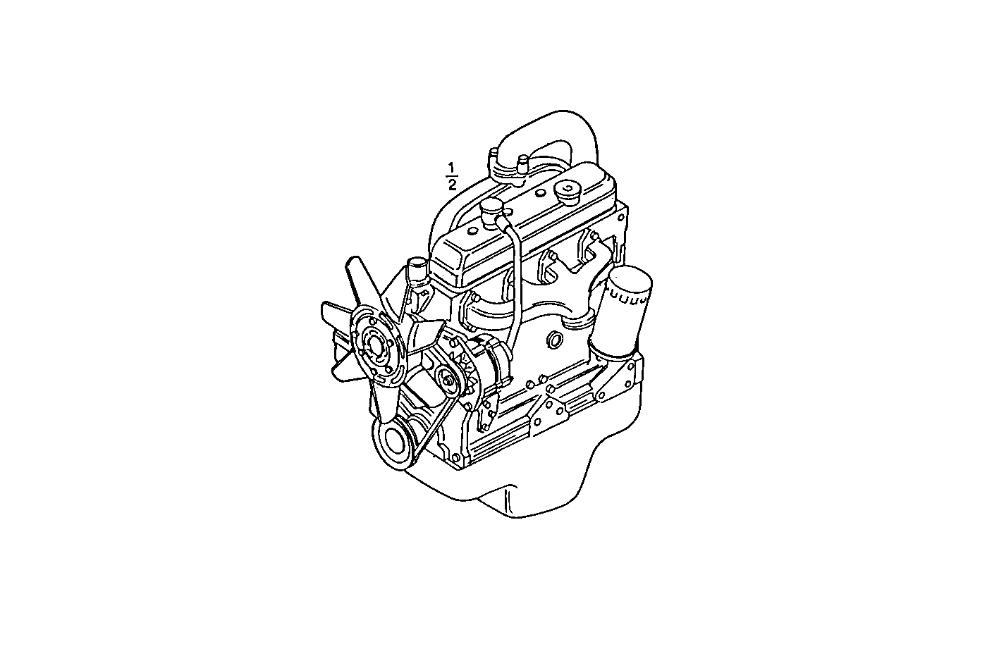 COMPLETE ENGINE parts diagram