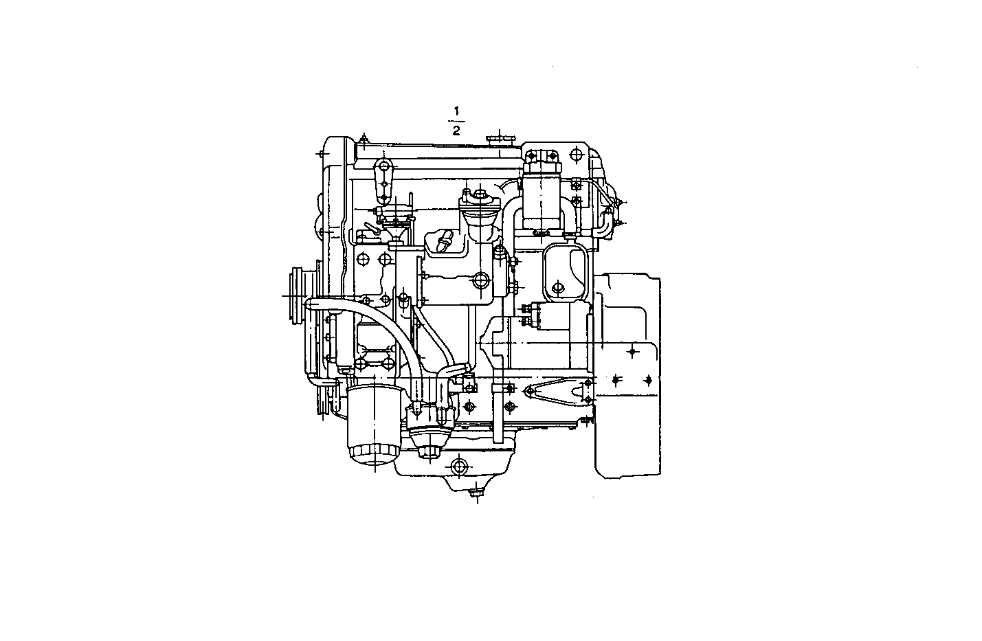 COMPLETE ENGINE parts diagram