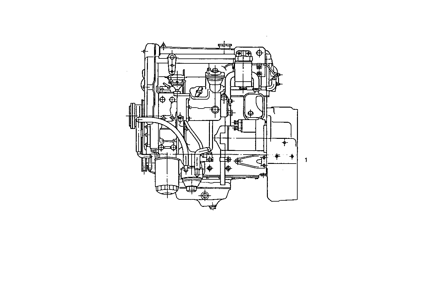 COMPLETE ENGINE parts diagram