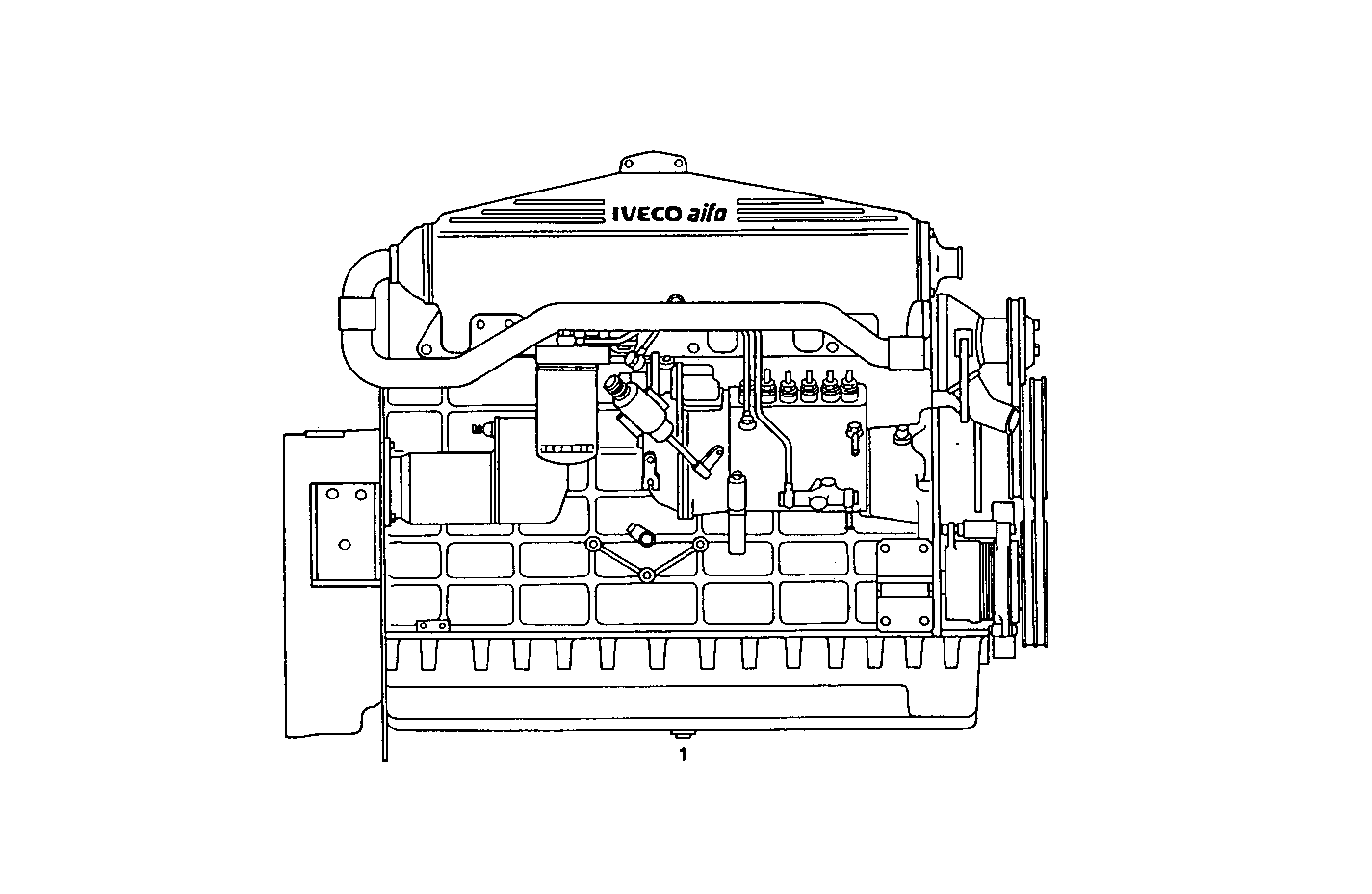 COMPLETE ENGINE parts diagram