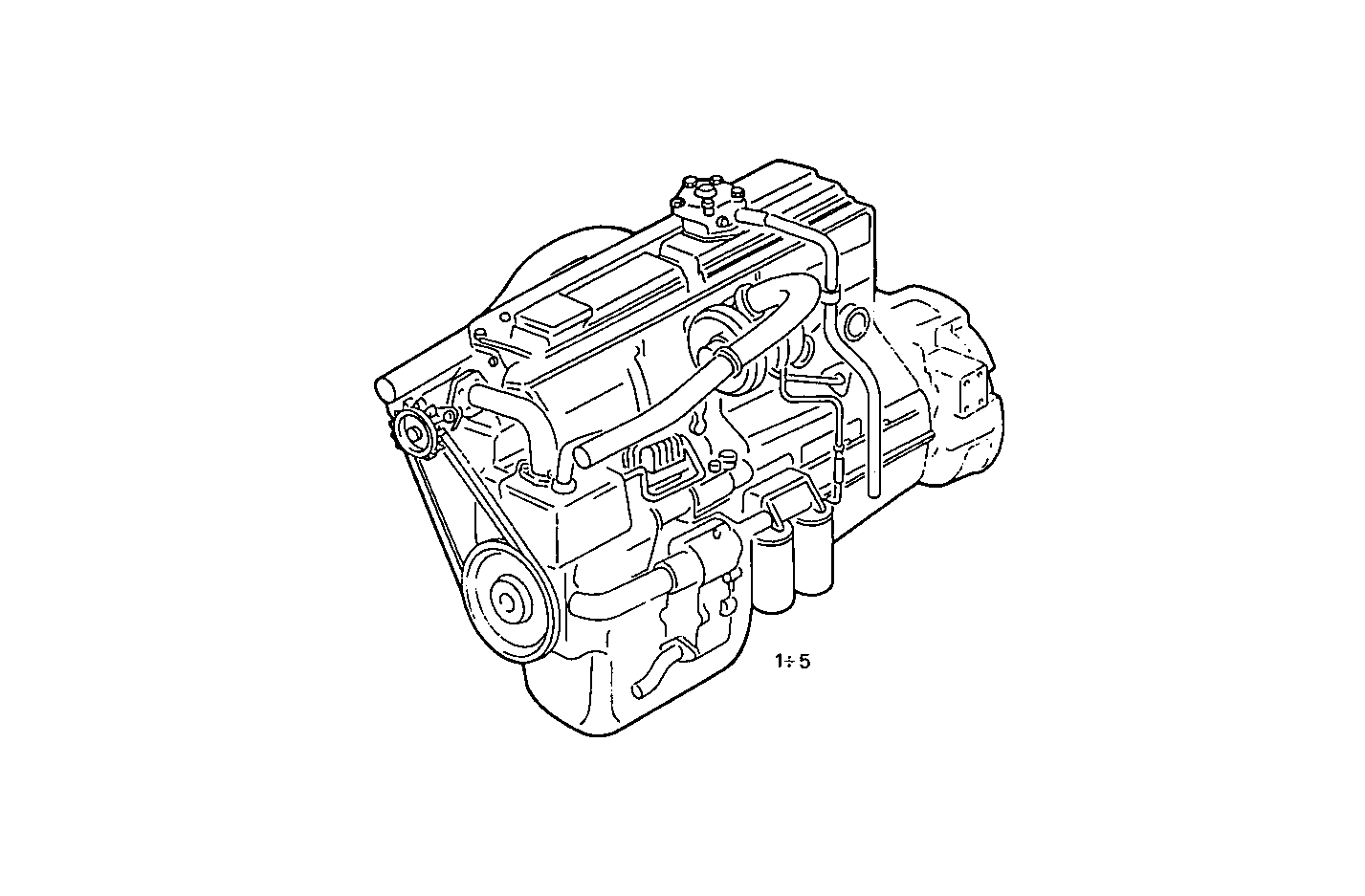 COMPLETE ENGINE parts diagram