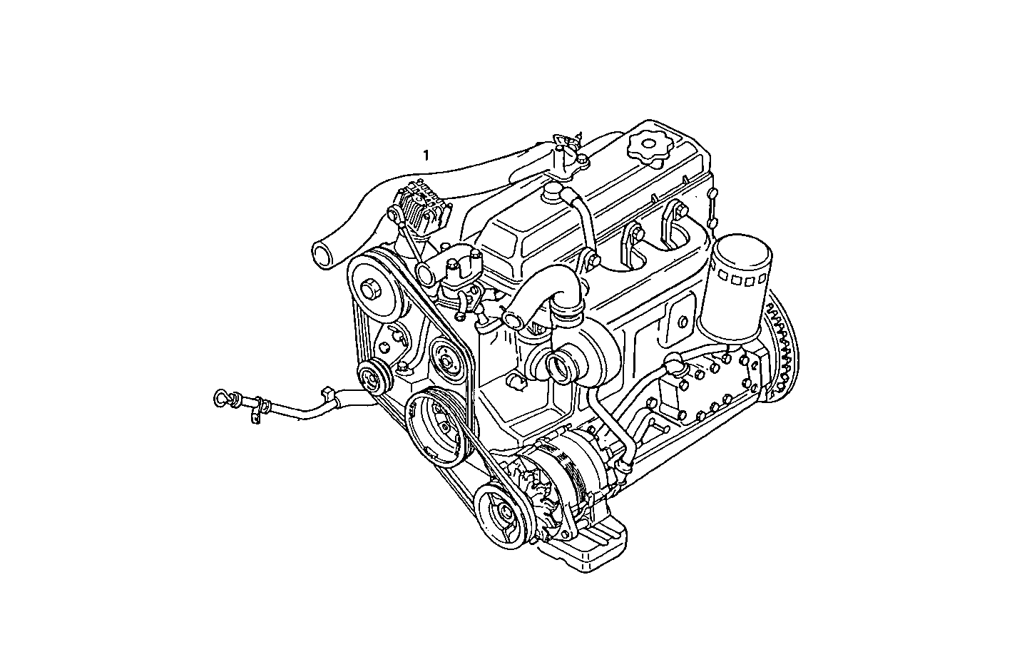 COMPLETE ENGINE parts diagram