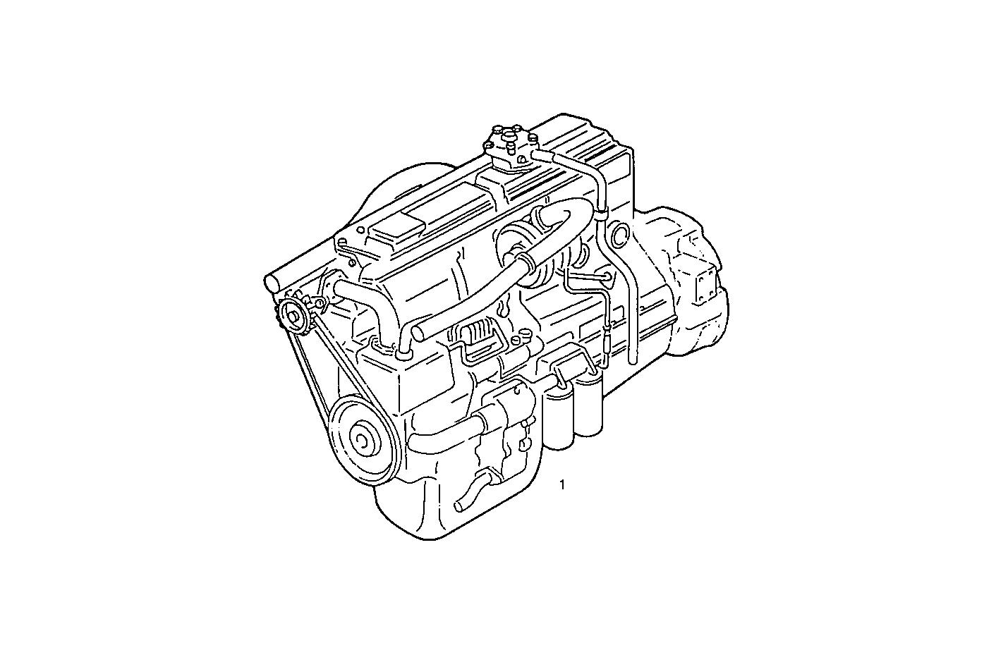 COMPLETE ENGINE parts diagram