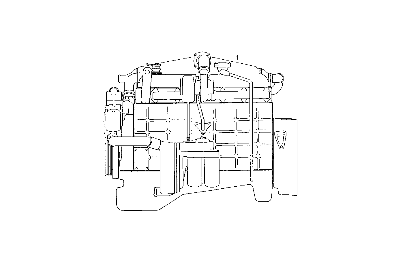 COMPLETE ENGINE parts diagram