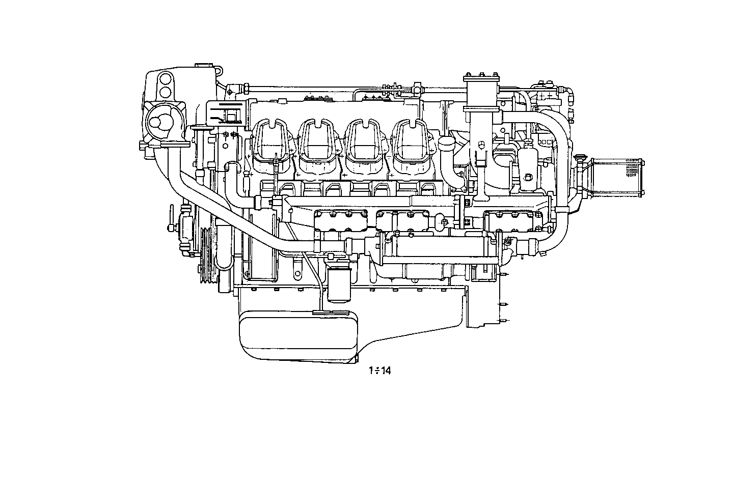 COMPLETE ENGINE parts diagram