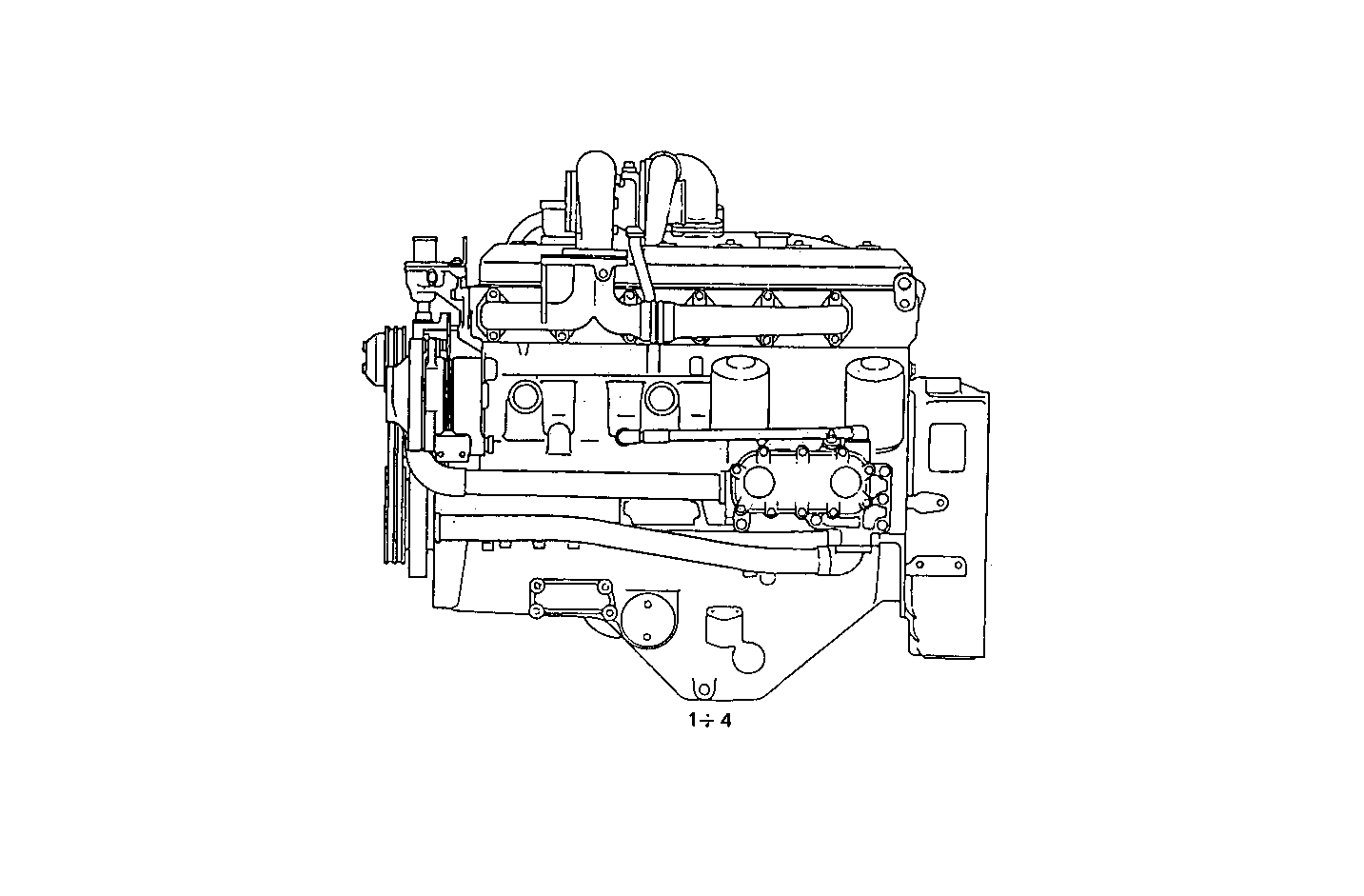 COMPLETE ENGINE parts diagram