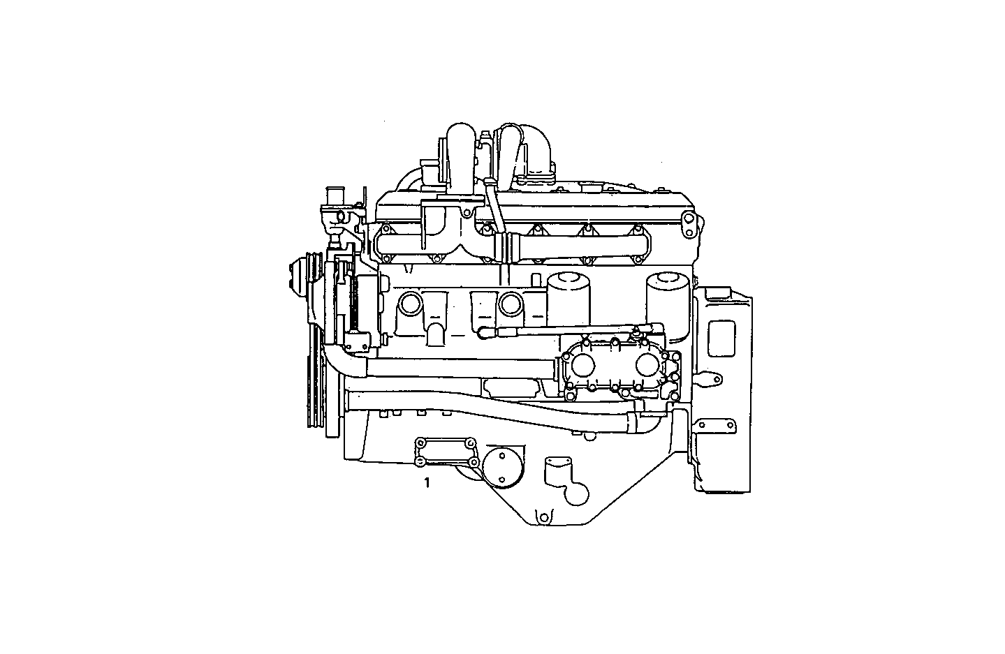 COMPLETE ENGINE parts diagram