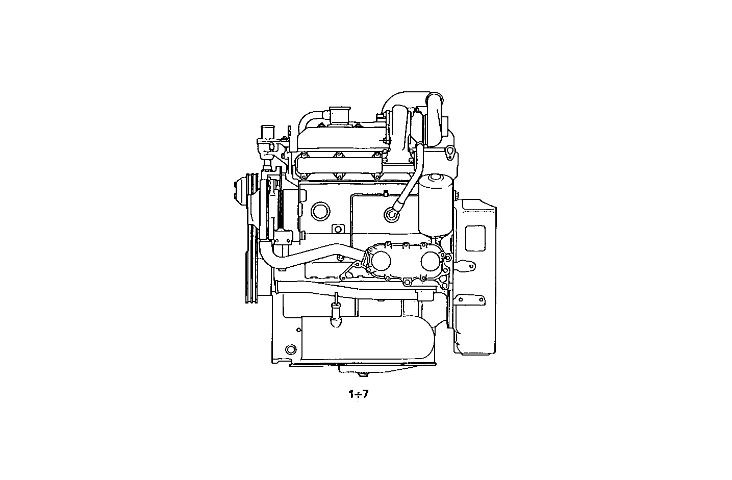 COMPLETE ENGINE parts diagram