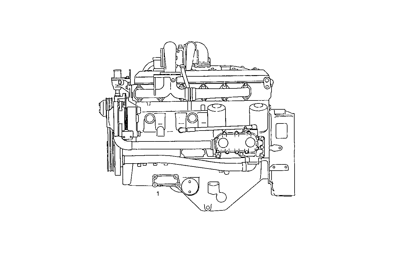 COMPLETE ENGINE parts diagram
