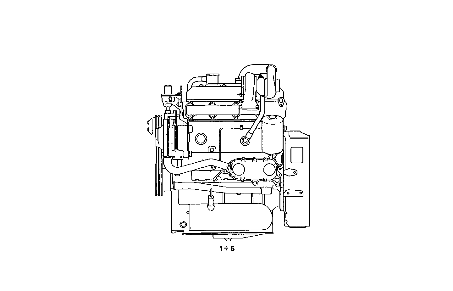 COMPLETE ENGINE parts diagram