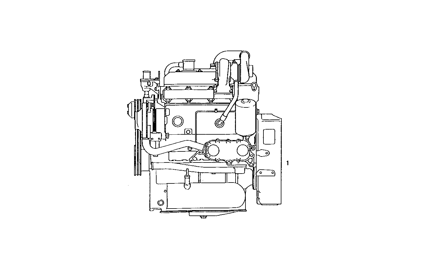 COMPLETE ENGINE parts diagram