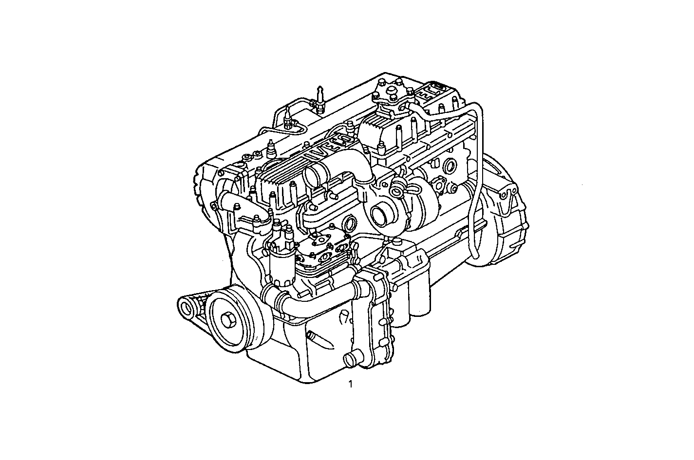 COMPLETE ENGINE parts diagram