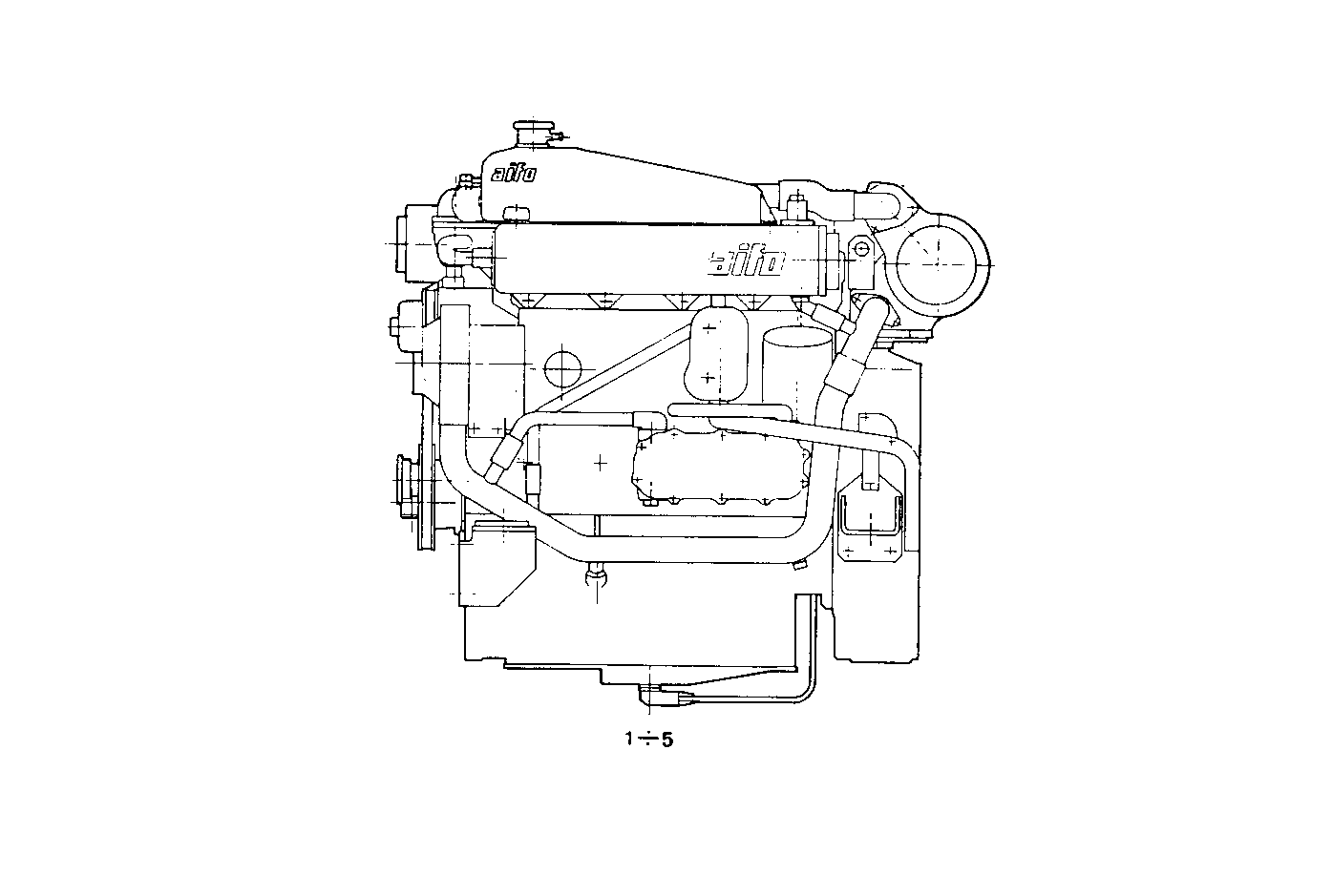 COMPLETE ENGINE parts diagram