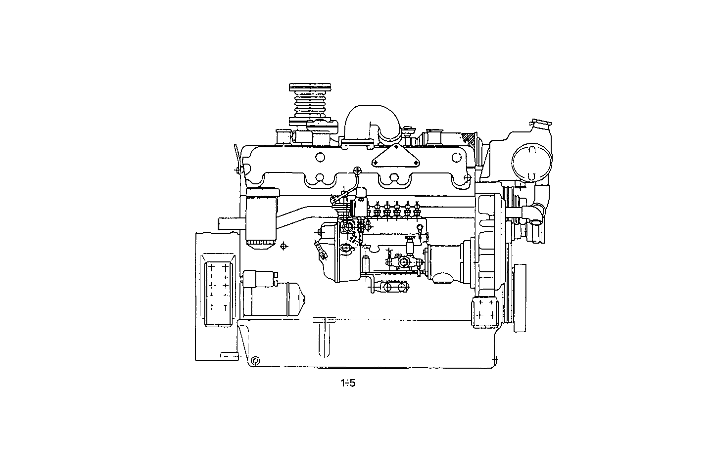 COMPLETE ENGINE parts diagram