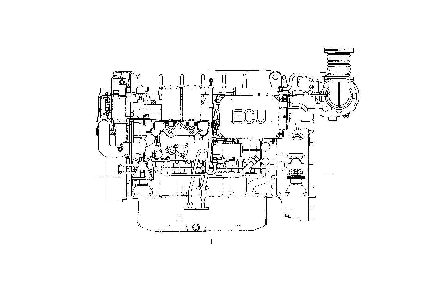 COMPLETE ENGINE parts diagram