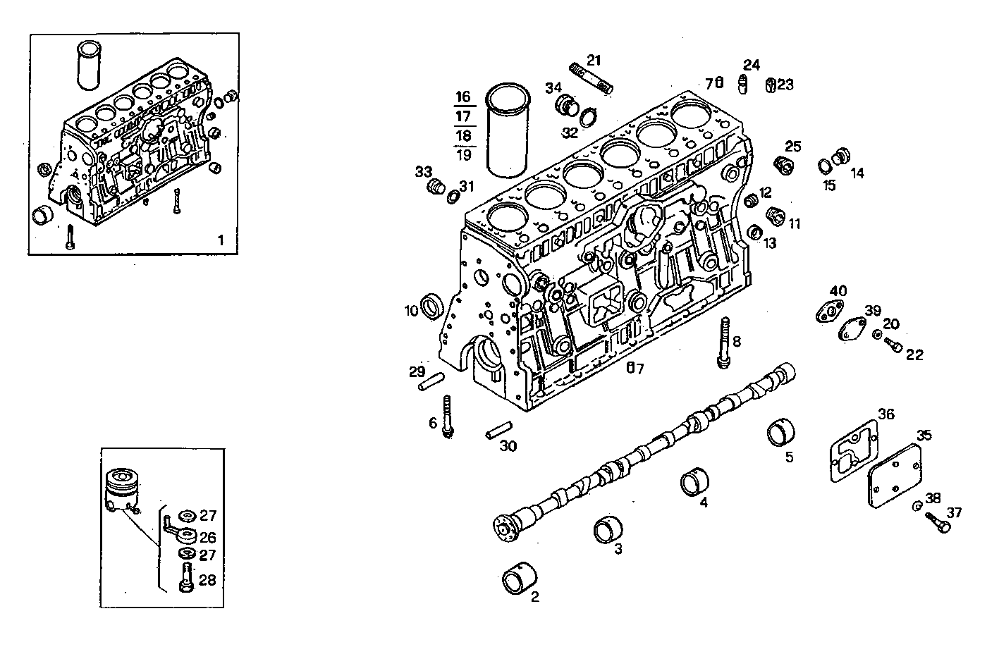 CRANKCASE parts diagram