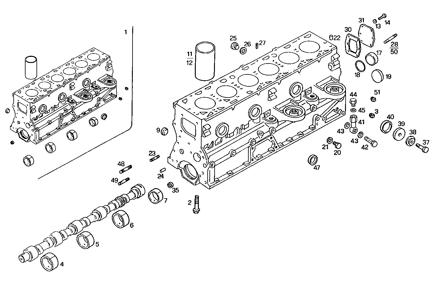 CRANKCASE parts diagram