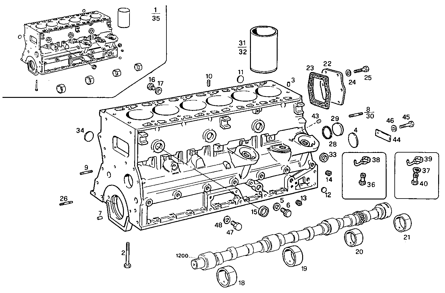 CRANKCASE parts diagram