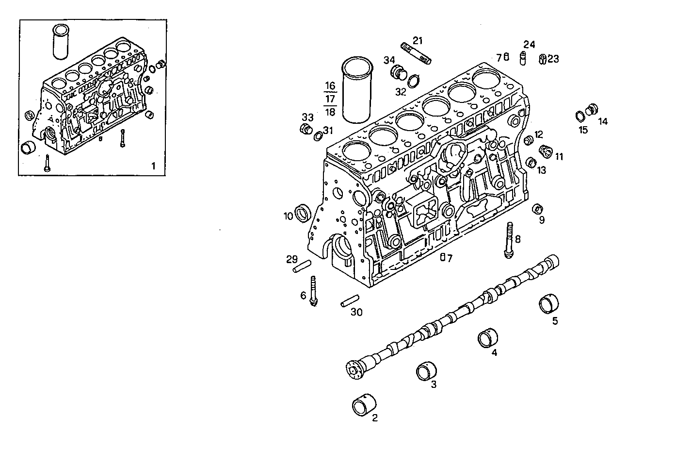CRANKCASE parts diagram