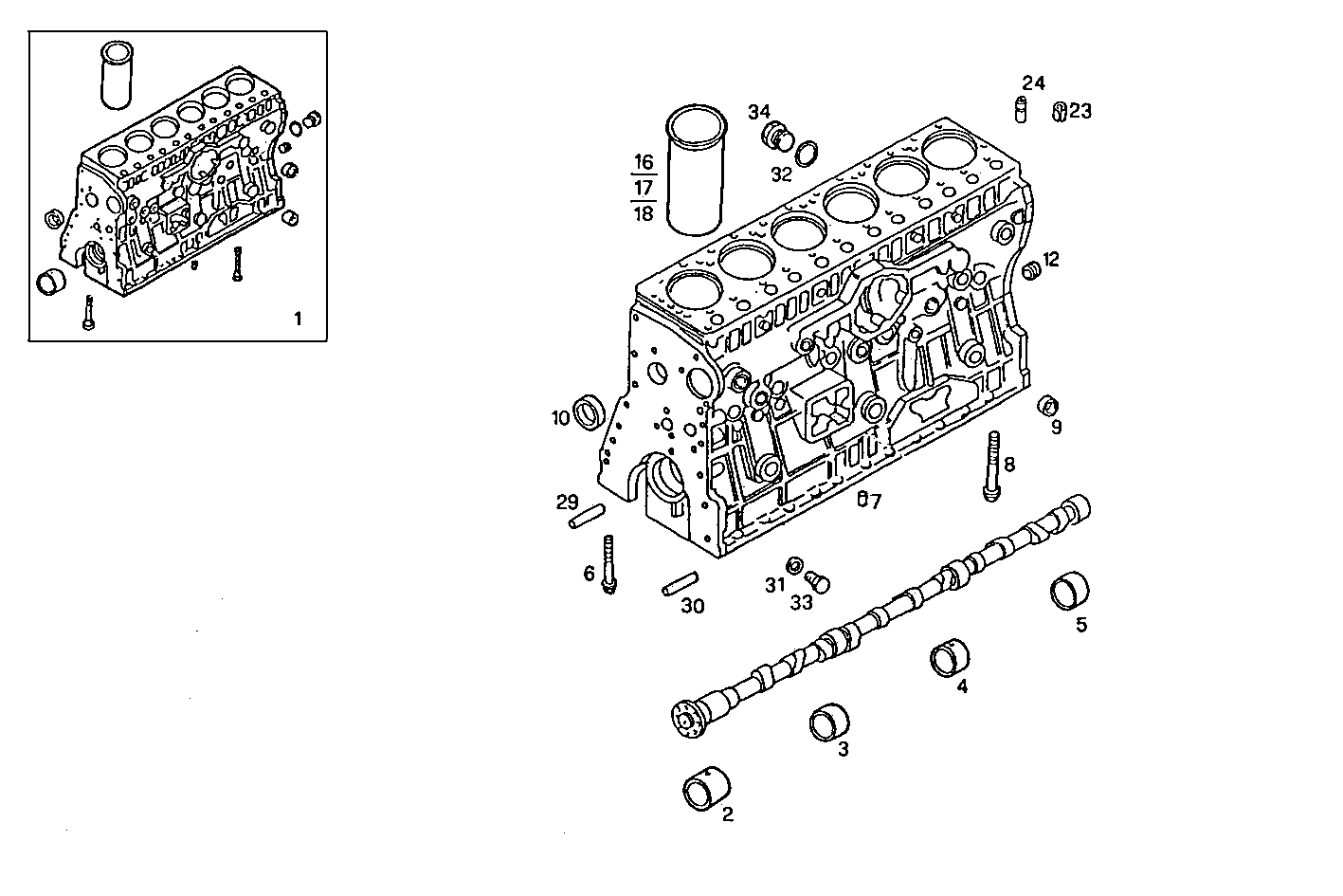 CRANKCASE parts diagram