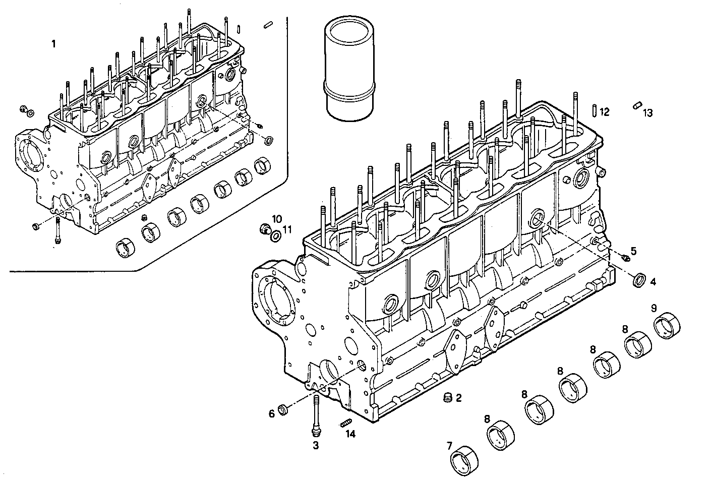 CRANKCASE parts diagram