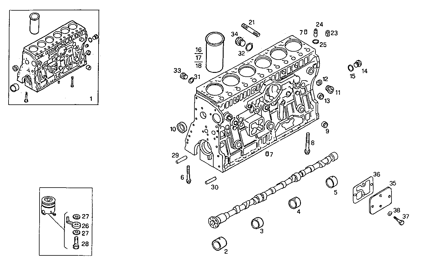 CRANKCASE parts diagram