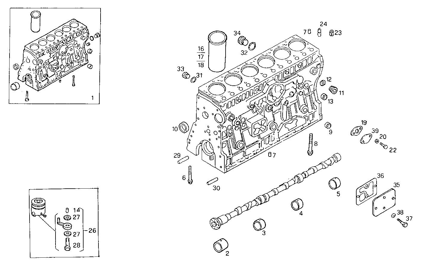 CRANKCASE parts diagram