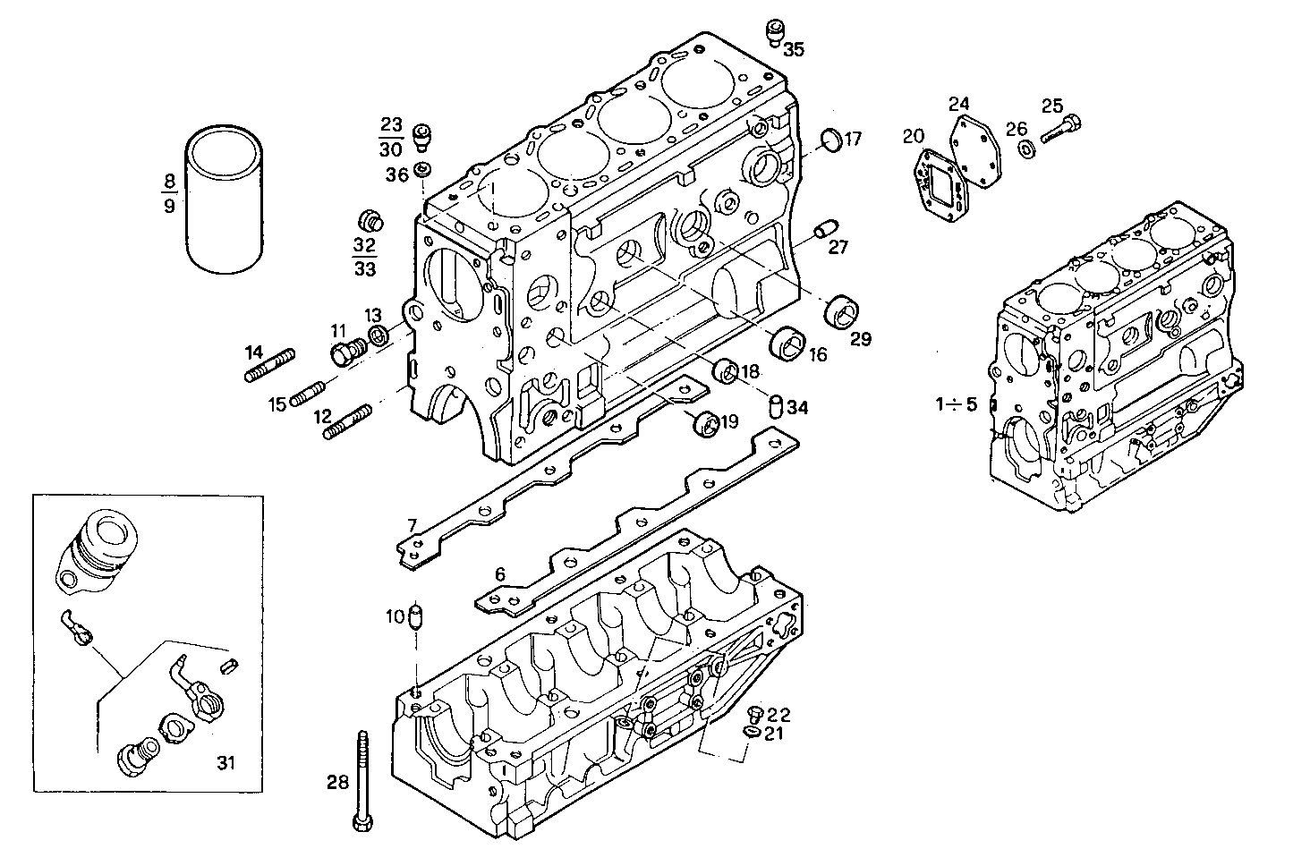 CRANKCASE parts diagram
