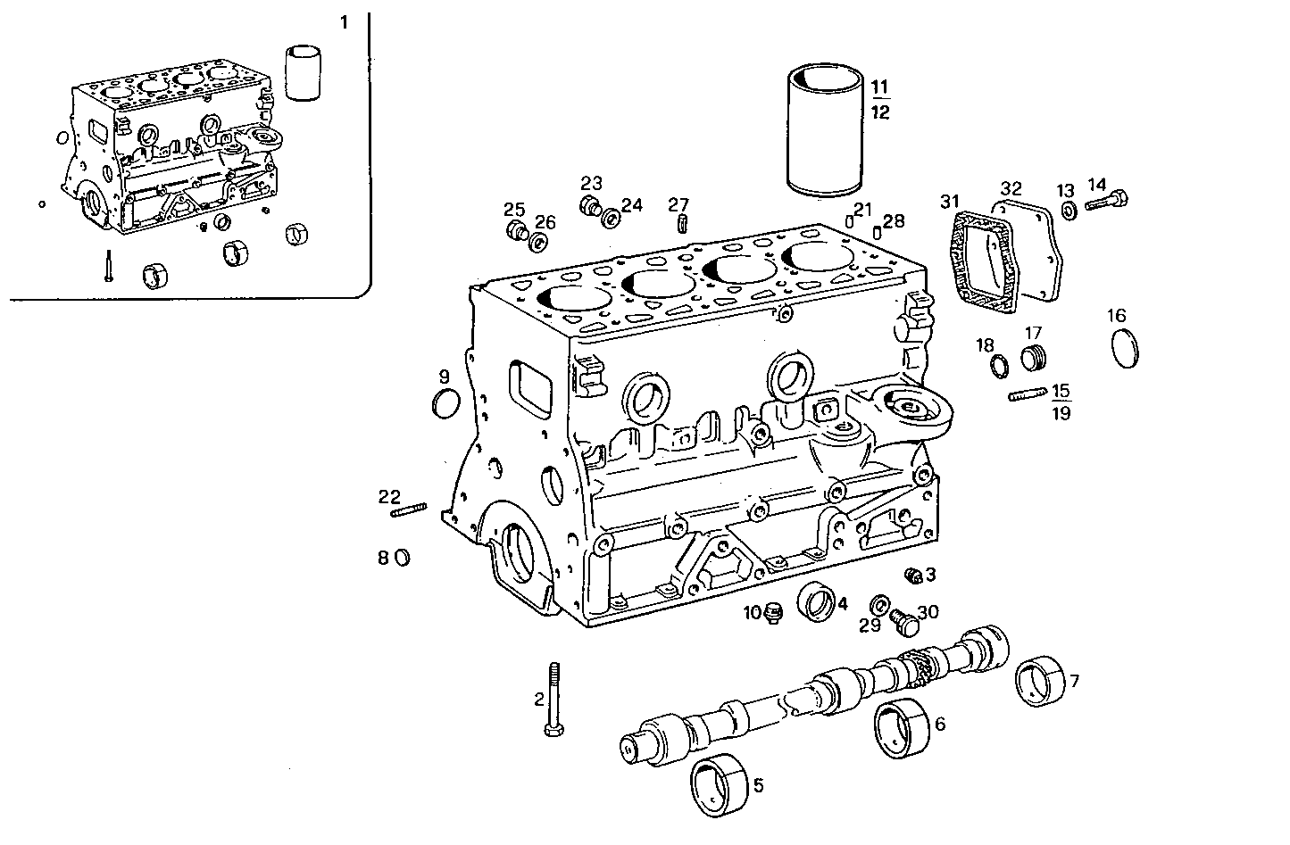 CRANKCASE parts diagram