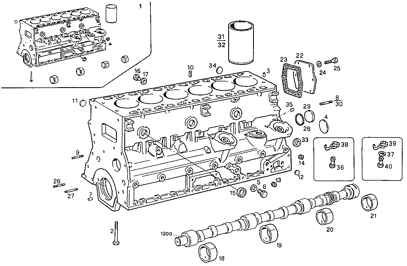 CRANKCASE parts diagram