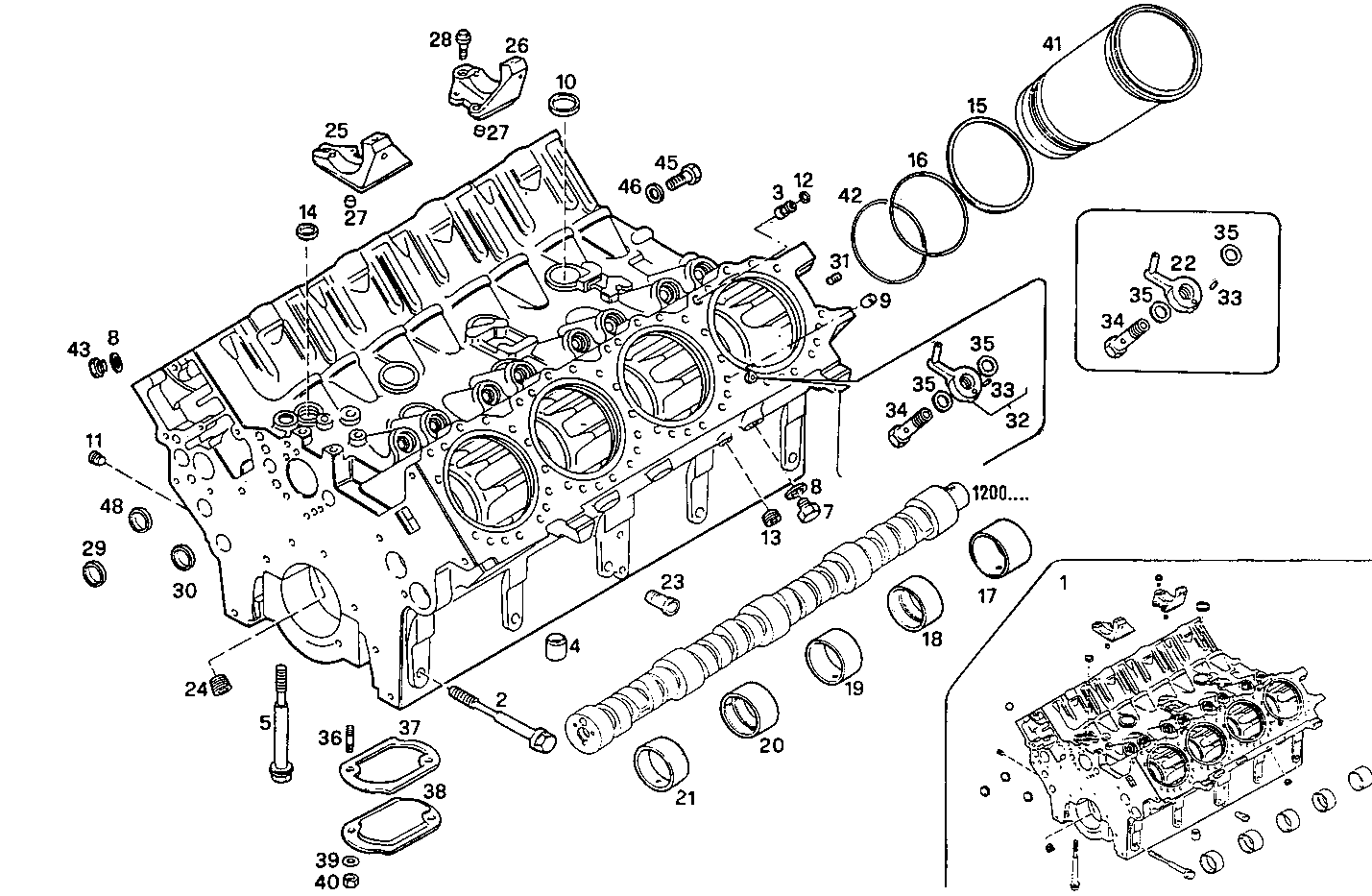 CRANKCASE parts diagram
