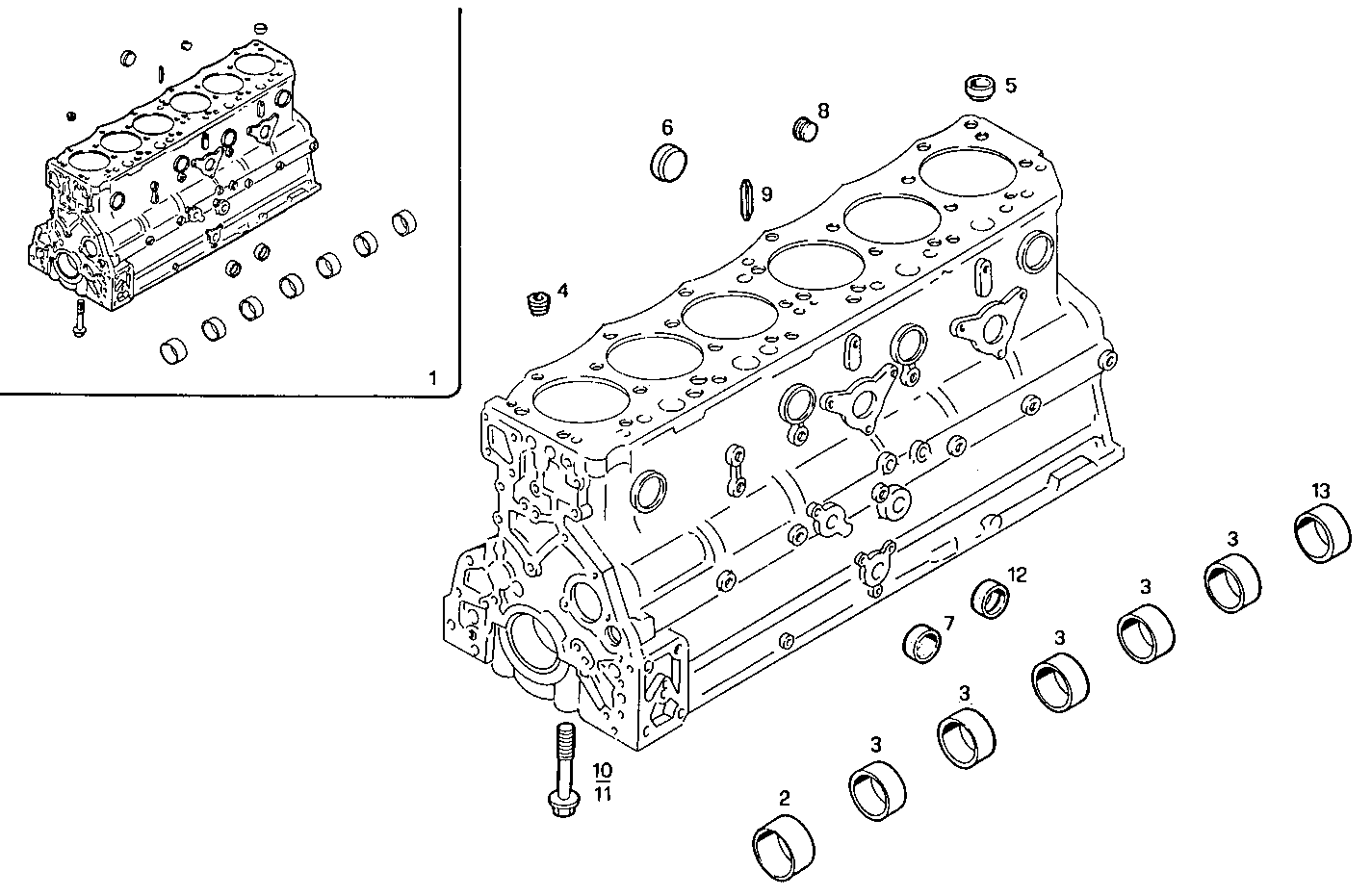 CRANKCASE parts diagram