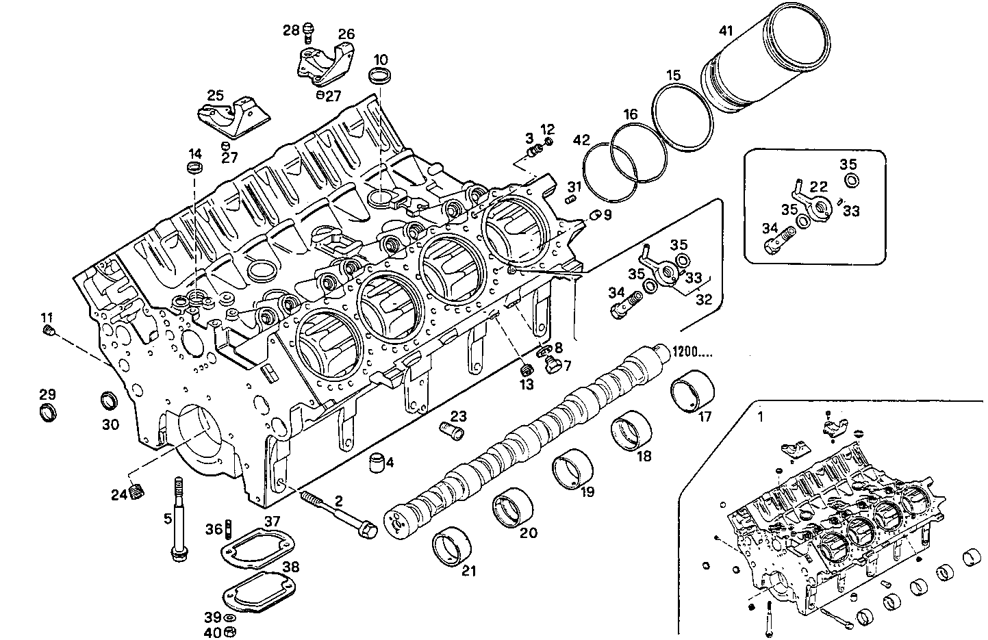 CRANKCASE parts diagram